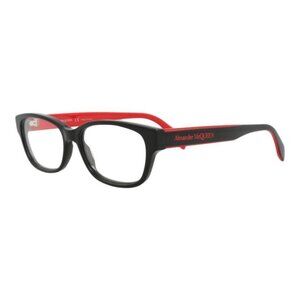 Alexander McQueen Womens Square/Rectangle Black Black Transparent Fashion